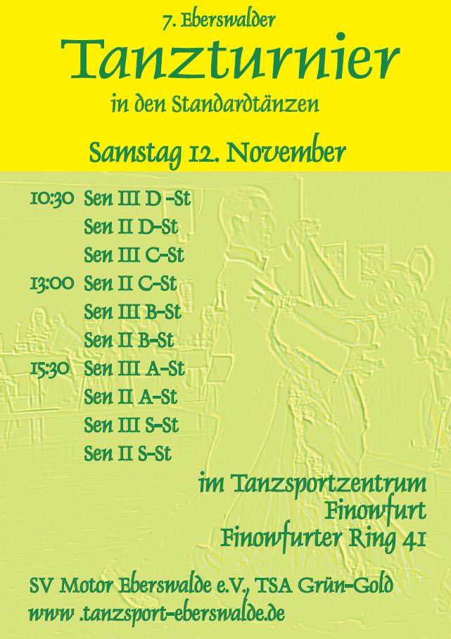 7 Eberswalder Tanzturnier Plakat 01